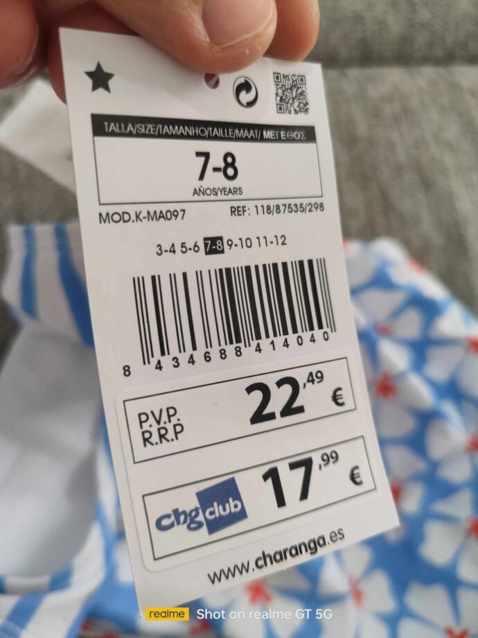 Maillot de bain fillete, Marque Charanga – Image 3